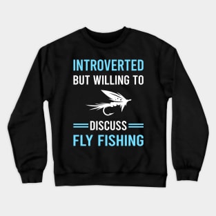 Introverted Fly Fishing Crewneck Sweatshirt
